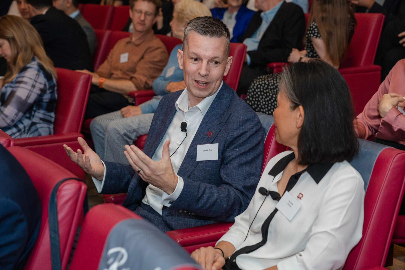 Hearts in the Age of AI - Researchers discussing at event Hearts in the Age of AI - Researchers discussing at event